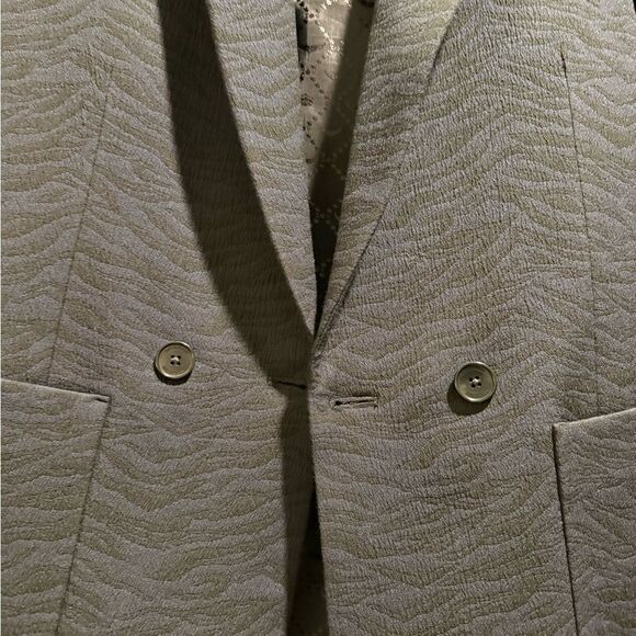 Zadig & Voltaire Tonal Zebra Print Jacket Blazer, 34 - Picture 9 of 11